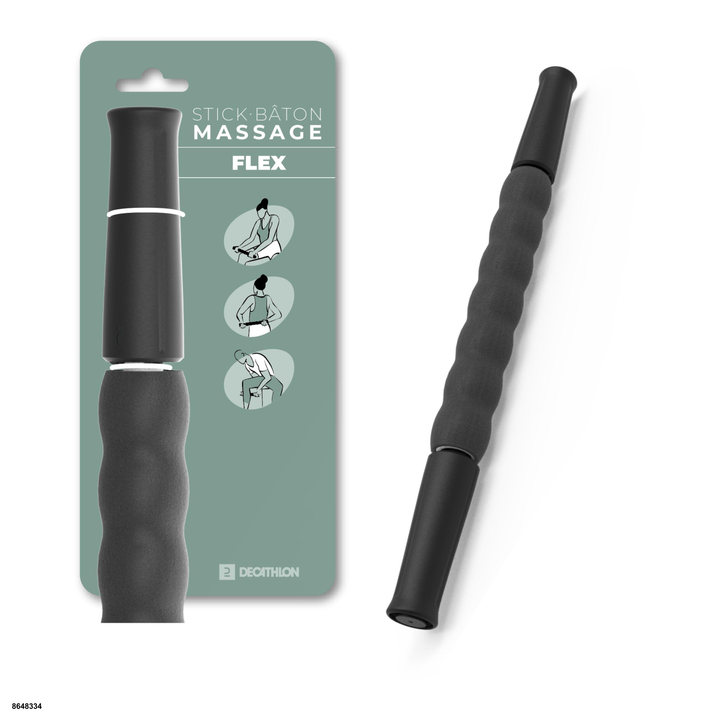 Flexible massage wand