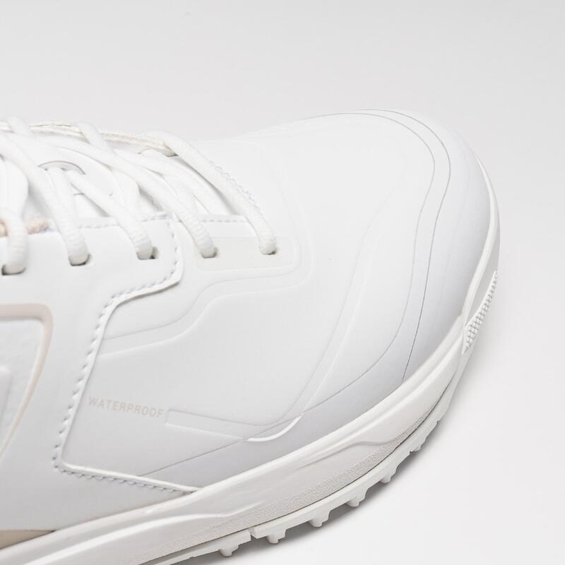 Calçado de golf impermeável Mulher - MW 500 branco