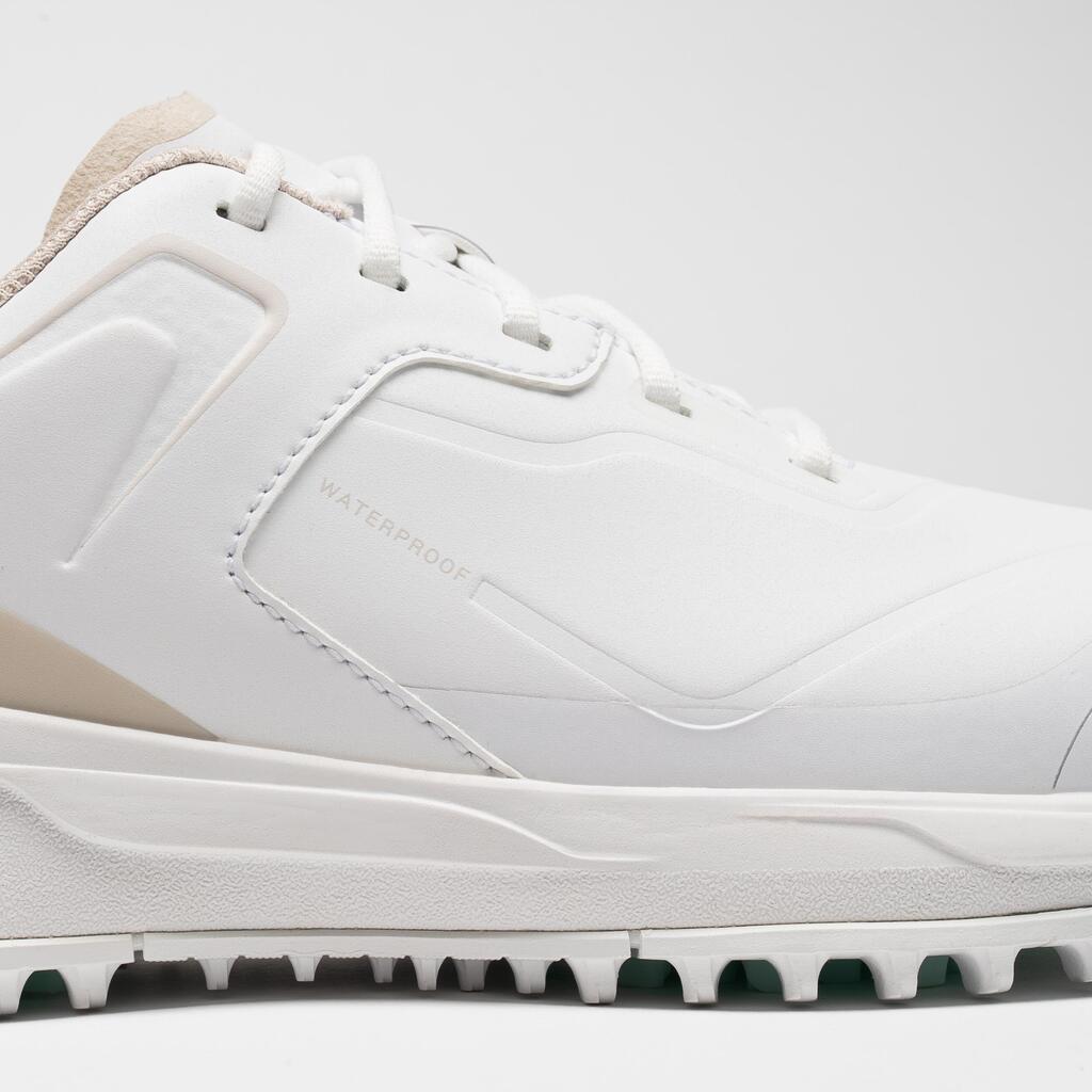 Women's Golf Waterproof Shoes - MW 500 White