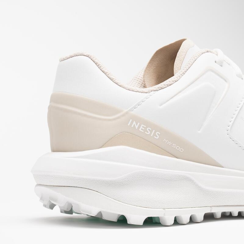 Damen Golfschuhe wasserdicht - MW500 weiss 