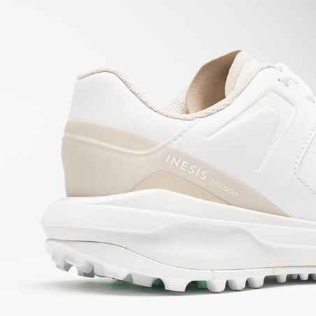 Women's Golf Waterproof Shoes - MW 500 White