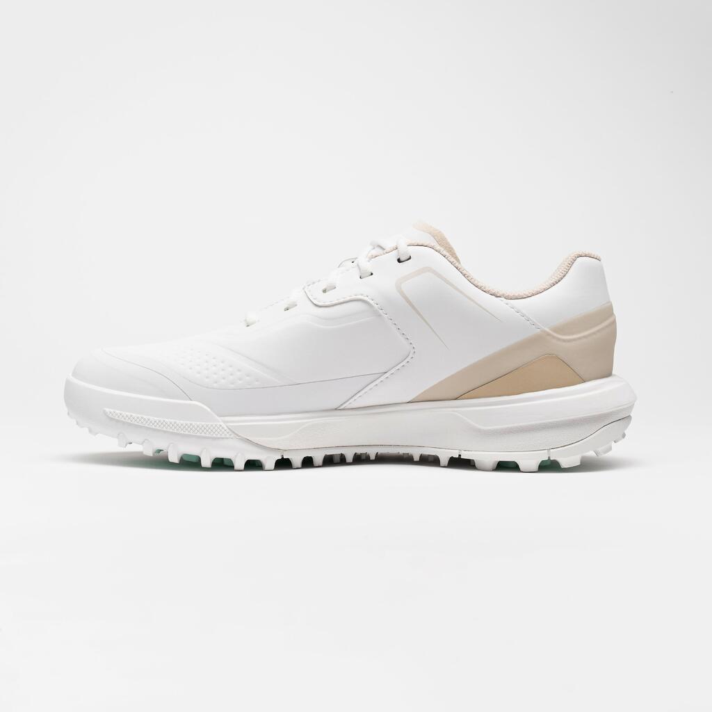 Damen Golfschuhe wasserdicht - MW500 weiss 