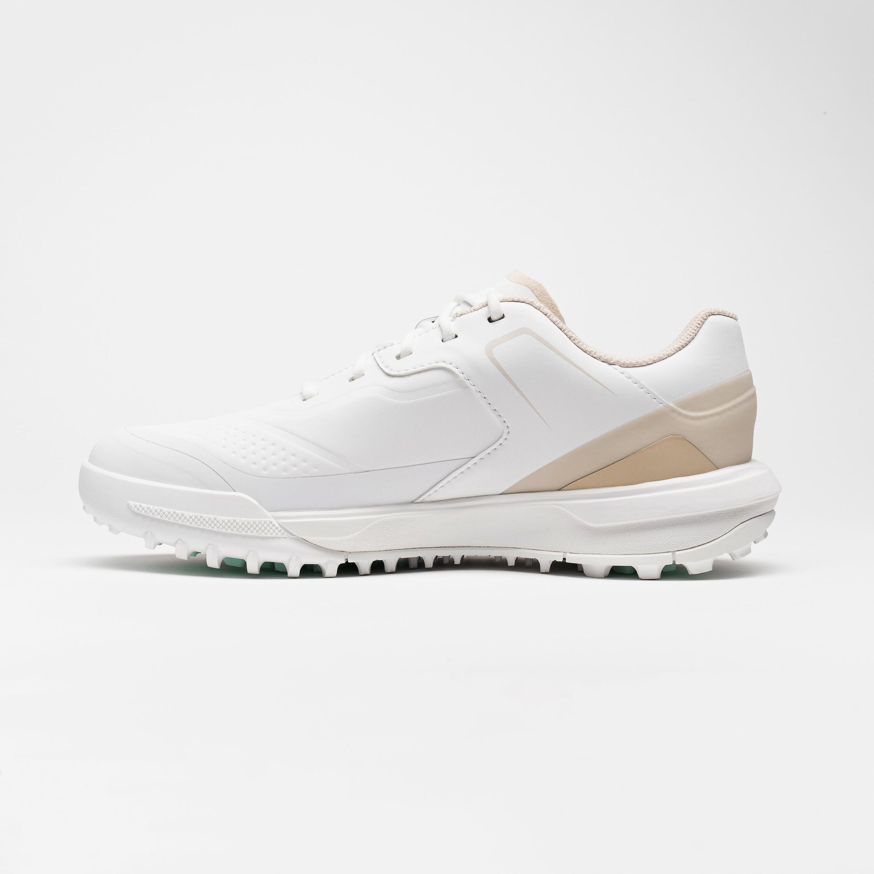 Women's Golf Waterproof Shoes - MW 500 White 2/7