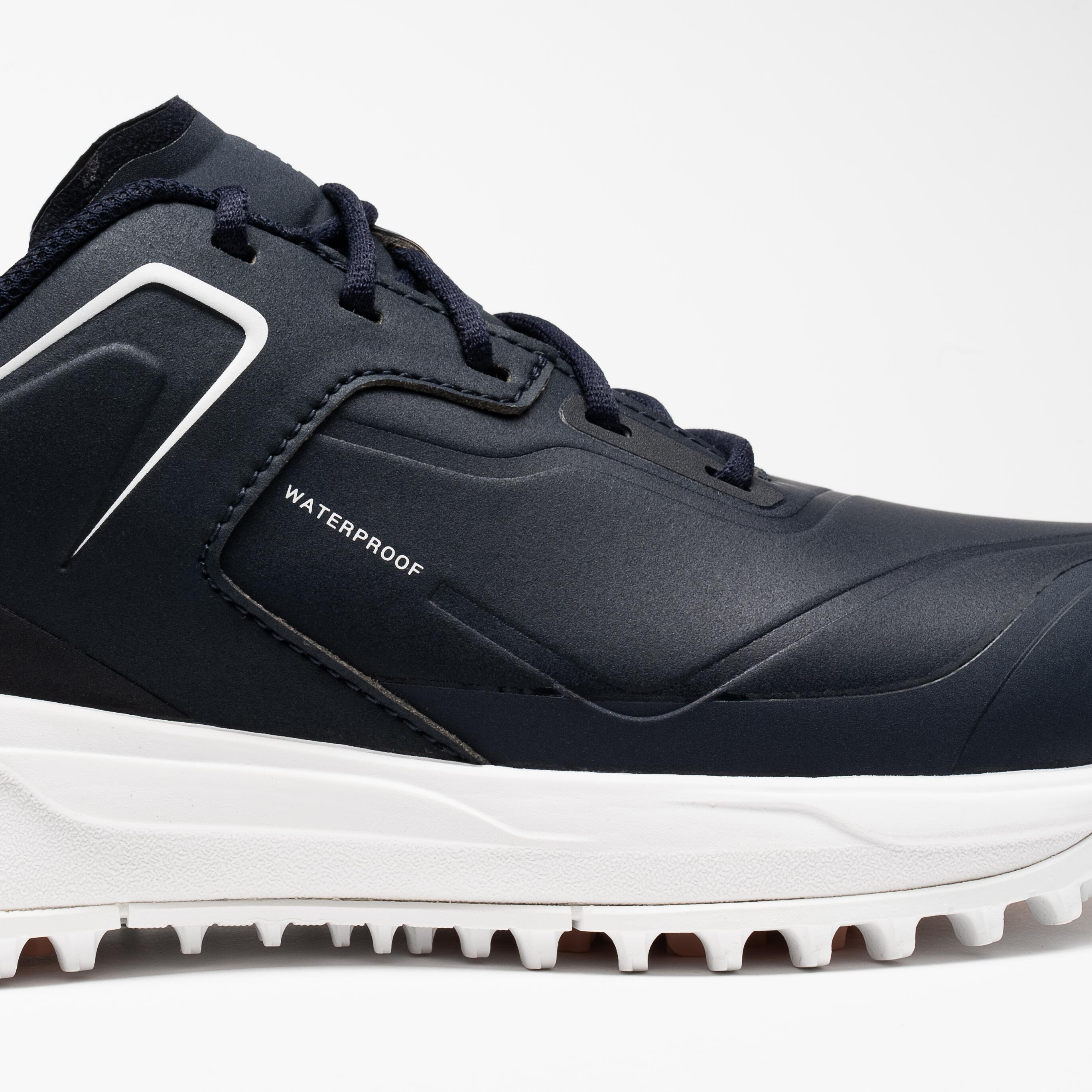 Women’s Waterproof Golf Shoes - MW 500 Navy - INESIS