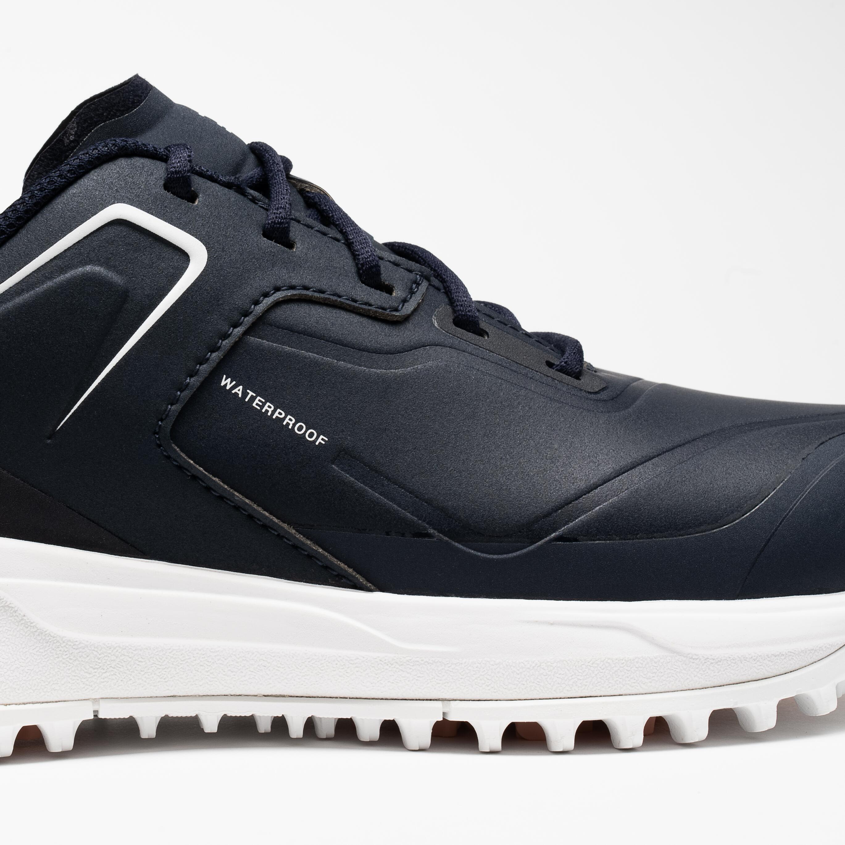 Women's Waterproof Golf Shoes - MW 500 Navy 5/7