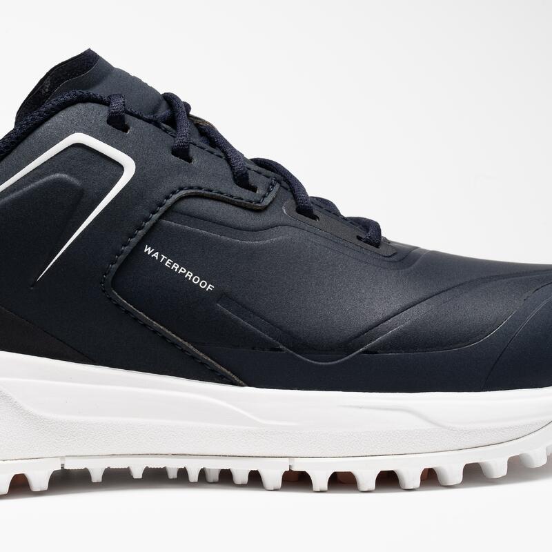 Waterdichte golfschoenen voor dames MW 500 marineblauw