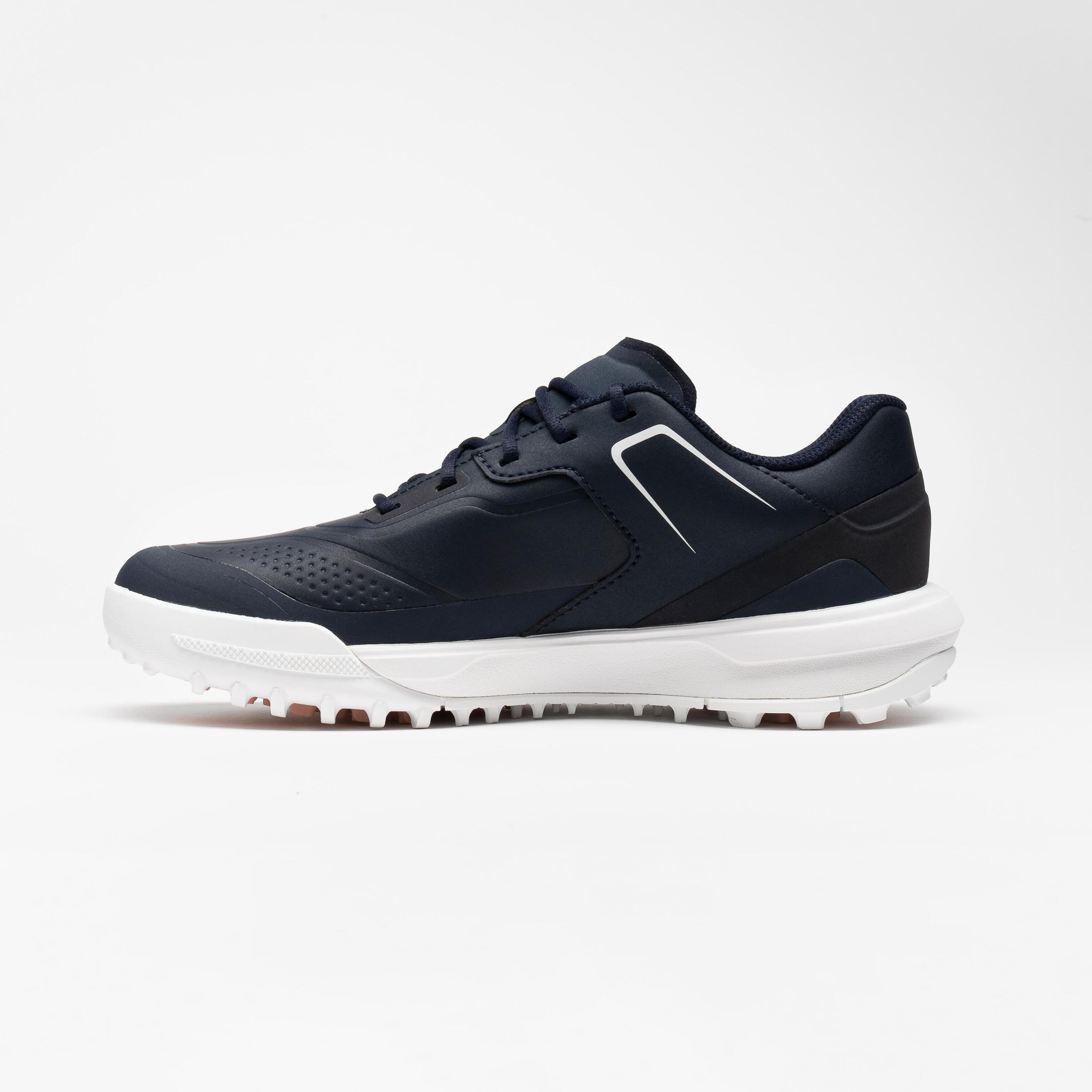 Women's Waterproof Golf Shoes - MW 500 Navy 2/7