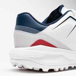 Men's golf waterproof shoes - MW 500 white and grey
