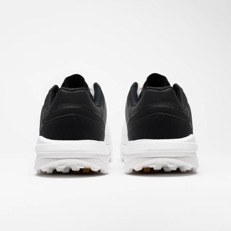 Men's golf waterproof shoes - MW 500 - white and carbon