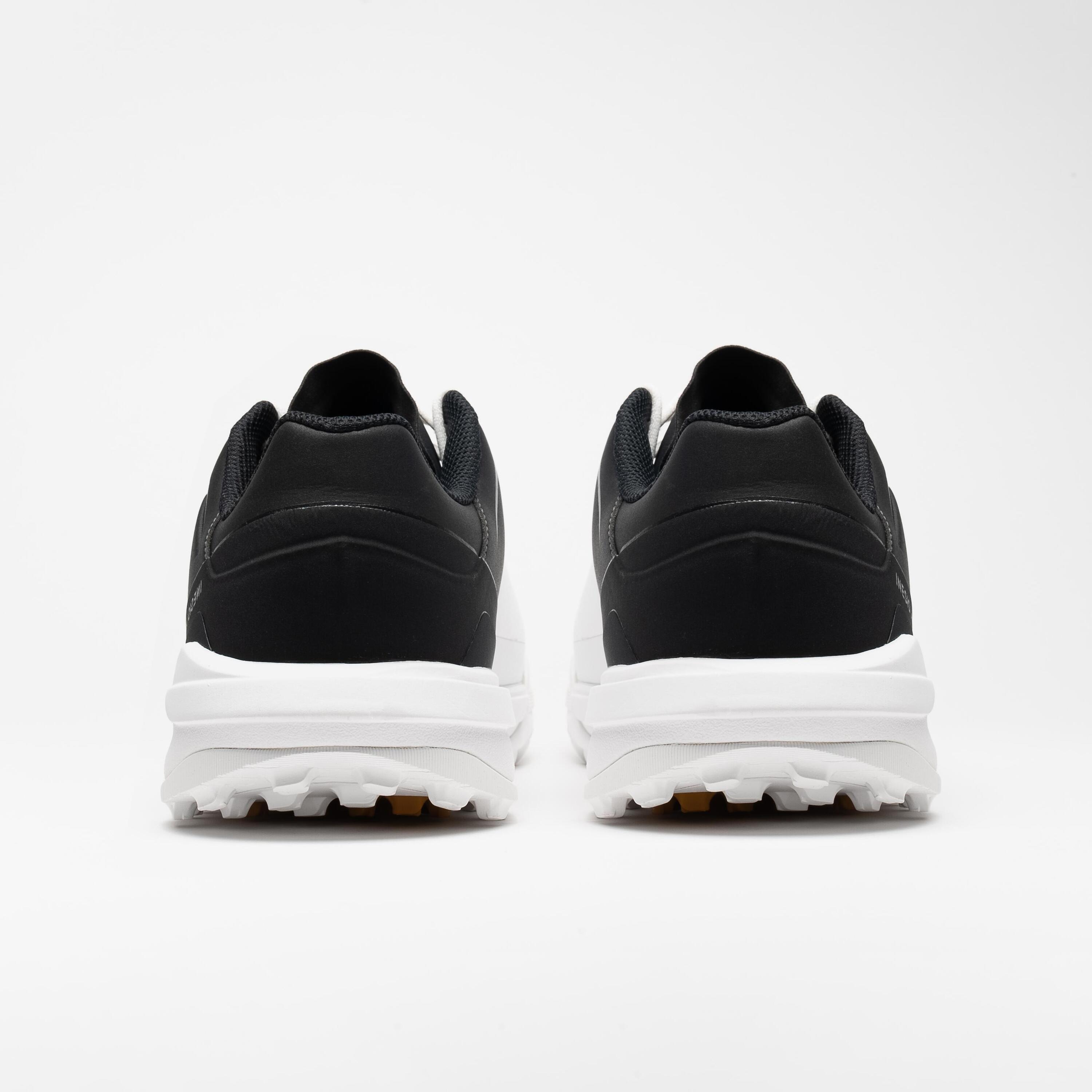 Men's golf waterproof shoes - MW 500 - white and carbon 4/7
