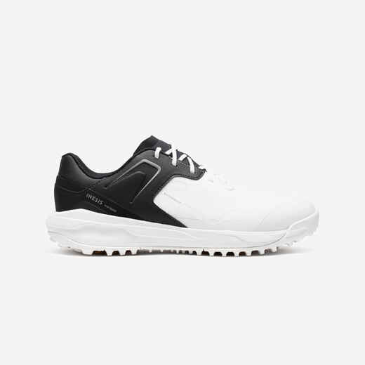 
      Men's golf waterproof shoes - MW 500 - white and carbon
  