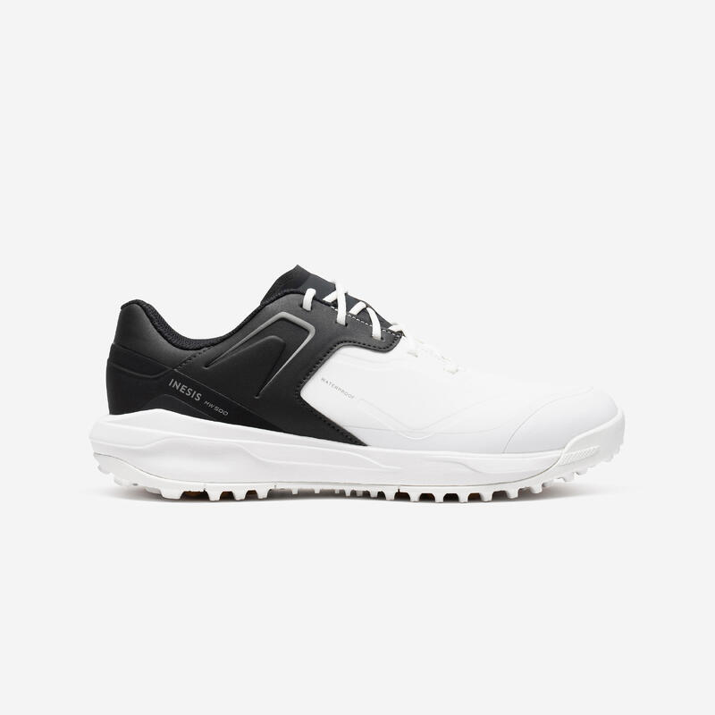 Chaussures golf waterproof Homme - MW500 blanc &