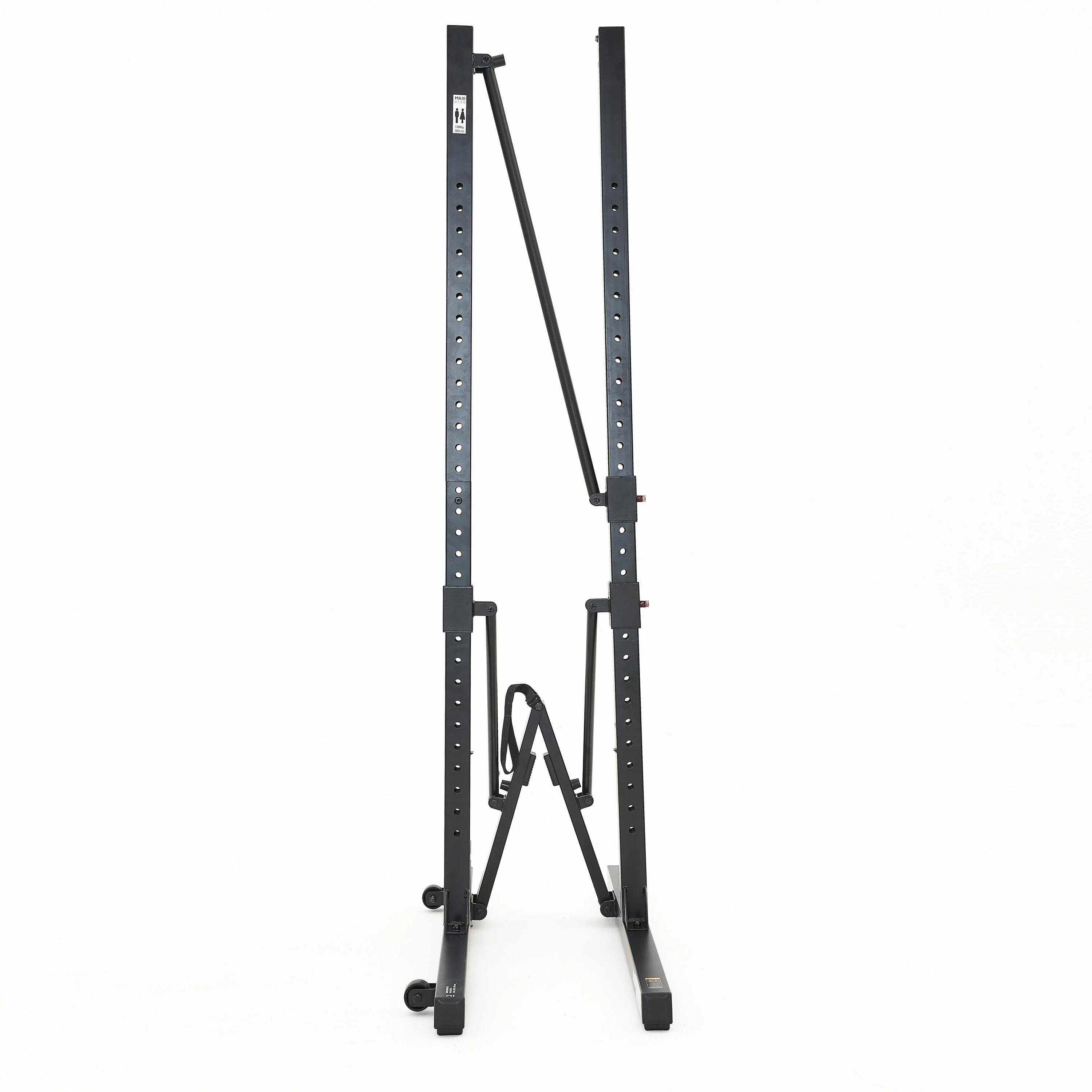 Rack Musculación 500 Plegable/Retráctil Sentadillas + Bench + Dominadas 7/15