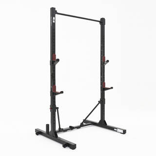 Weight Training Fold-Down Rack for for Squats and Pull-Ups, Supports upto 130kg