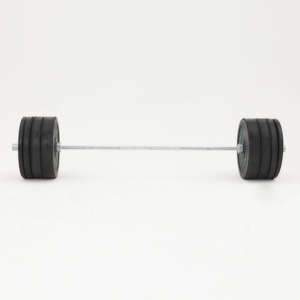 Disque bumper d'haltérophilie 15 kg, diamètre intérieur 50 mm