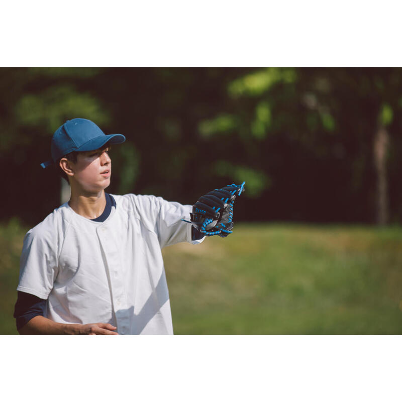 Baseball-Handschuh Erwachsene Linkswerfer - BA150 blau 