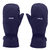 MOUFLES DE SKI ENFANT CHAUDES ET IMPERMEABLES 100 MARINE ROSE FLUO