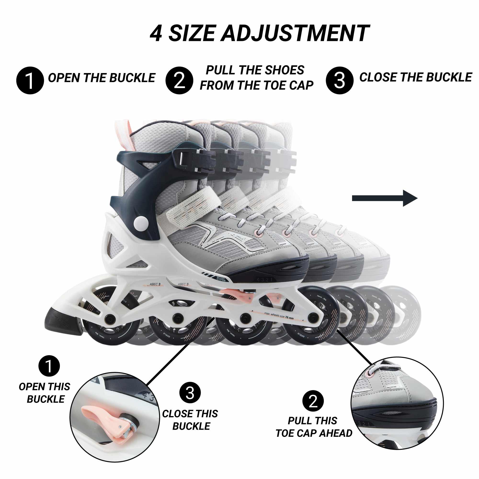 Fit 3 Junior Inline Skates: user guide, repairs