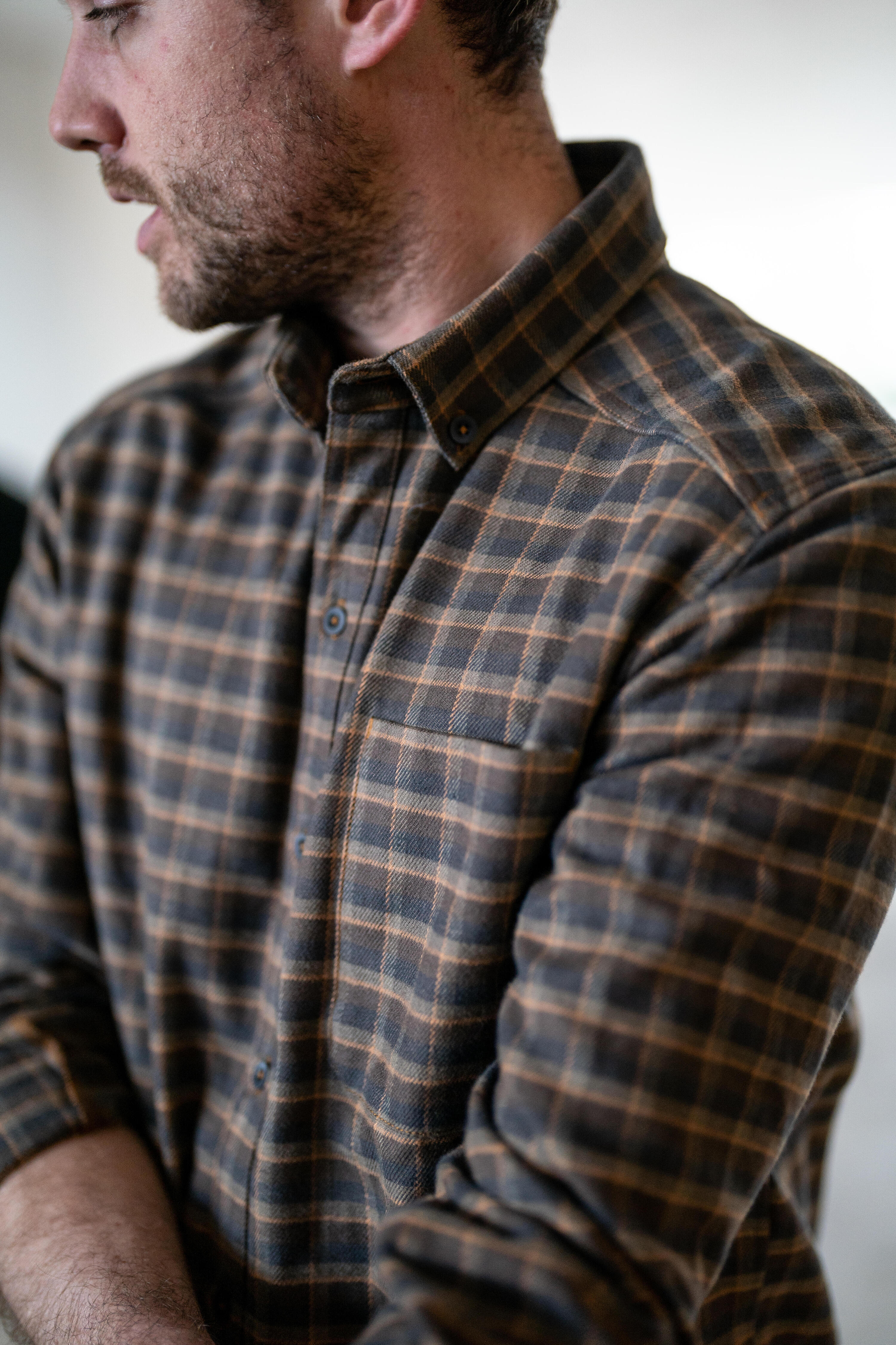 OVERSHIRT 100 - BROWN 7/11