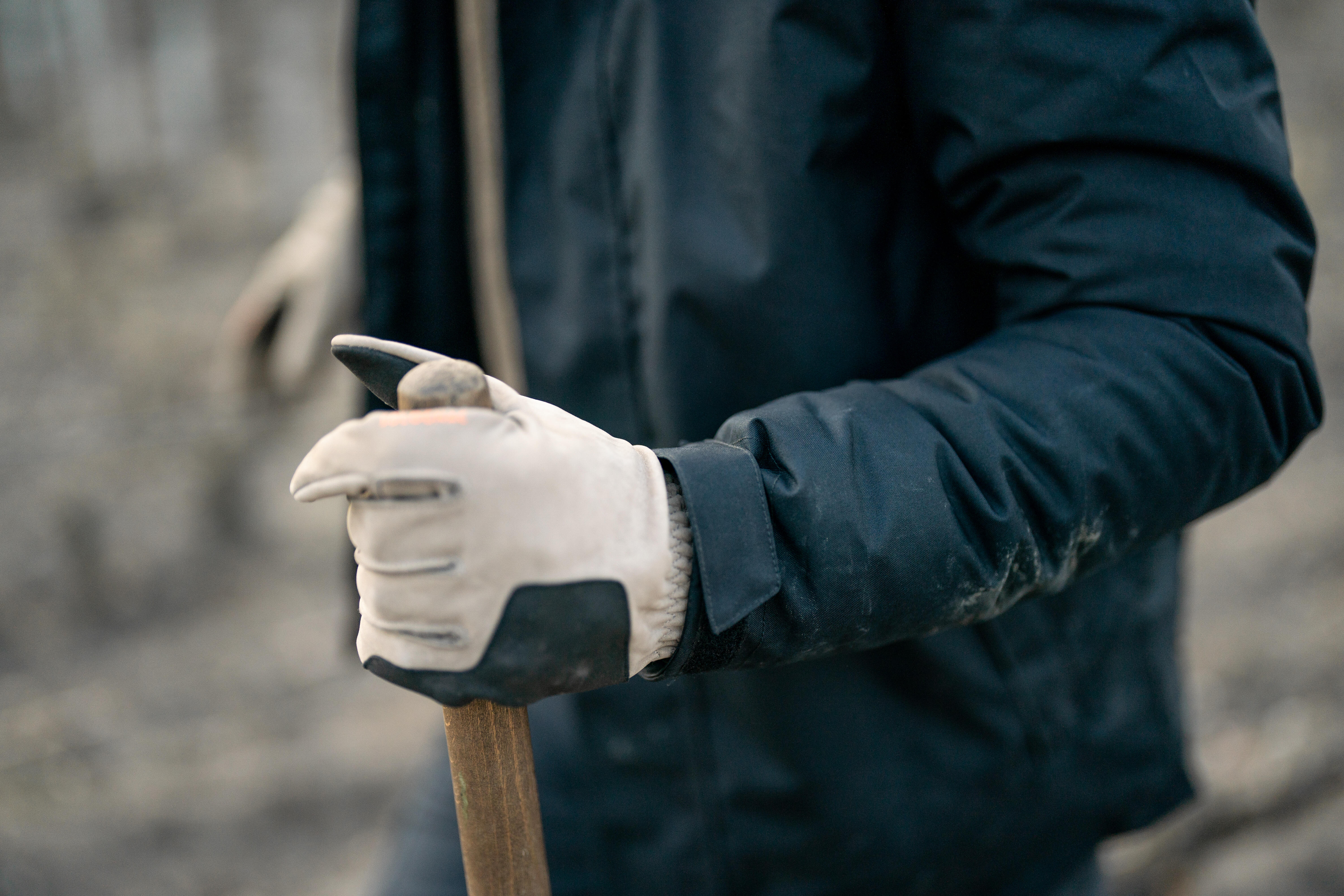 Hunting Leather Glove - Supertrack Brown - SOLOGNAC