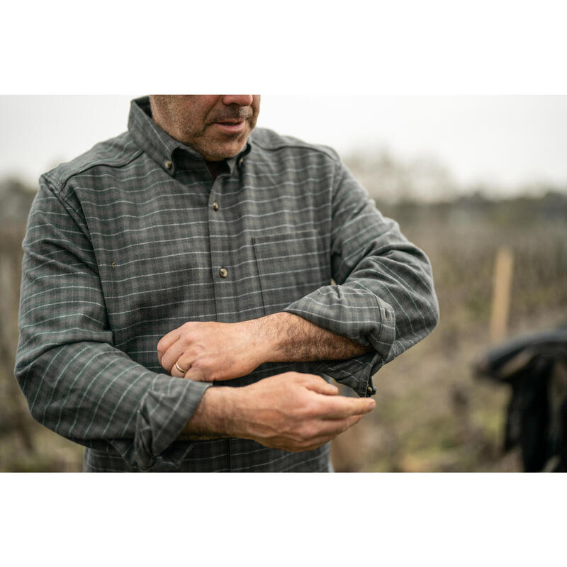 Cămașă groasă 100  Verde