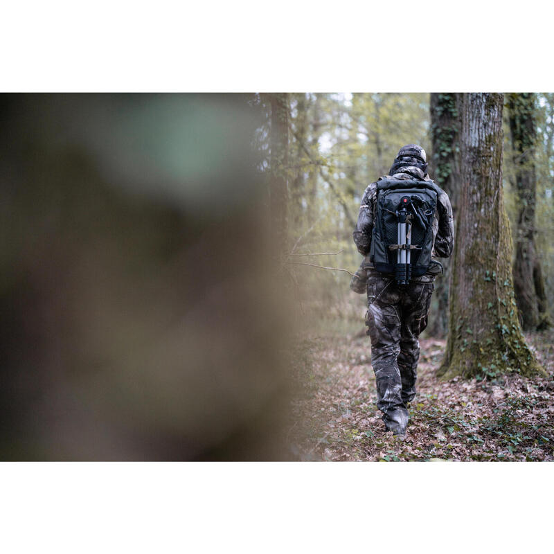 Geluidloze regenjas voor de jacht 500 camouflage Treemetic