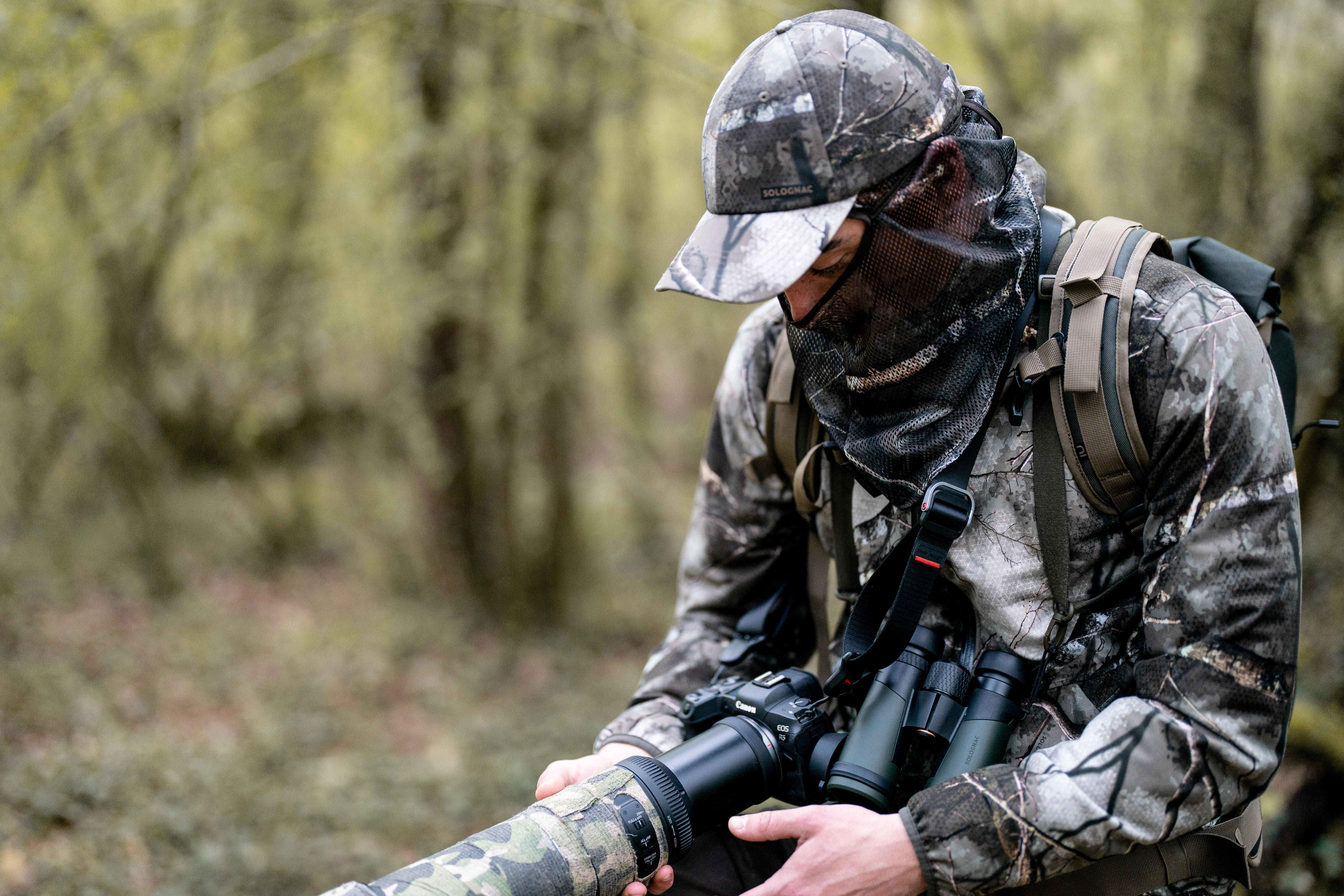 Casquette de chasse - 100 Treemetic camouflage - Camouflage - Solognac -  Décathlon
