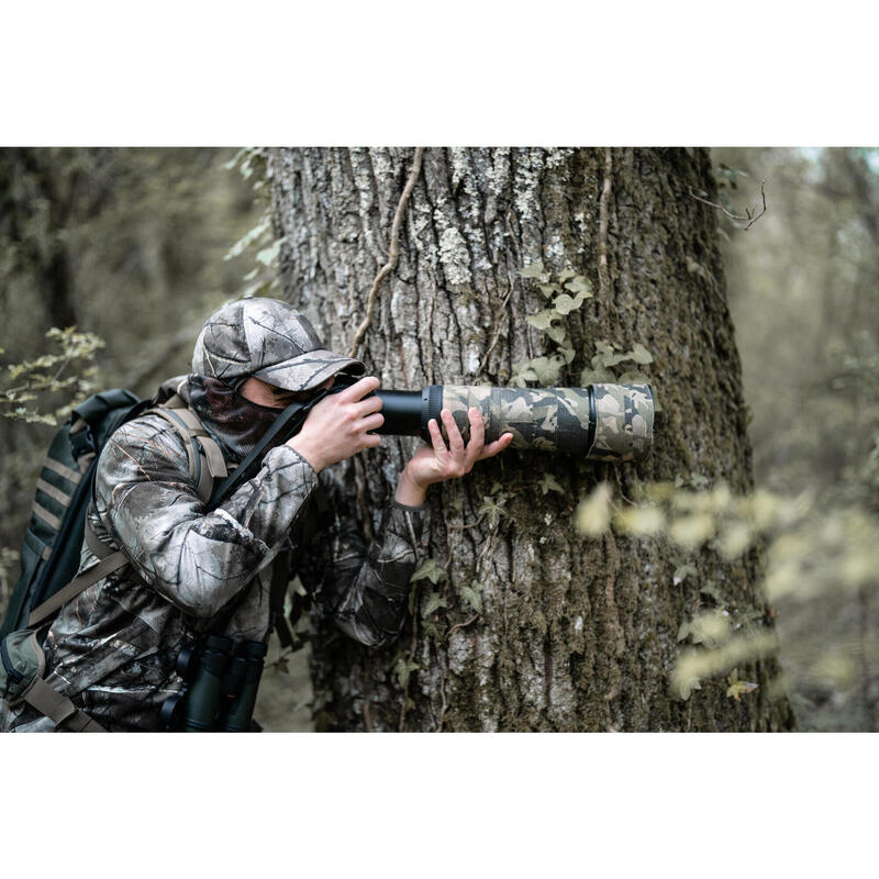 Casaco Silencioso e Impermeável de Caça 500 CAMUFLAGEM TREEMETIC