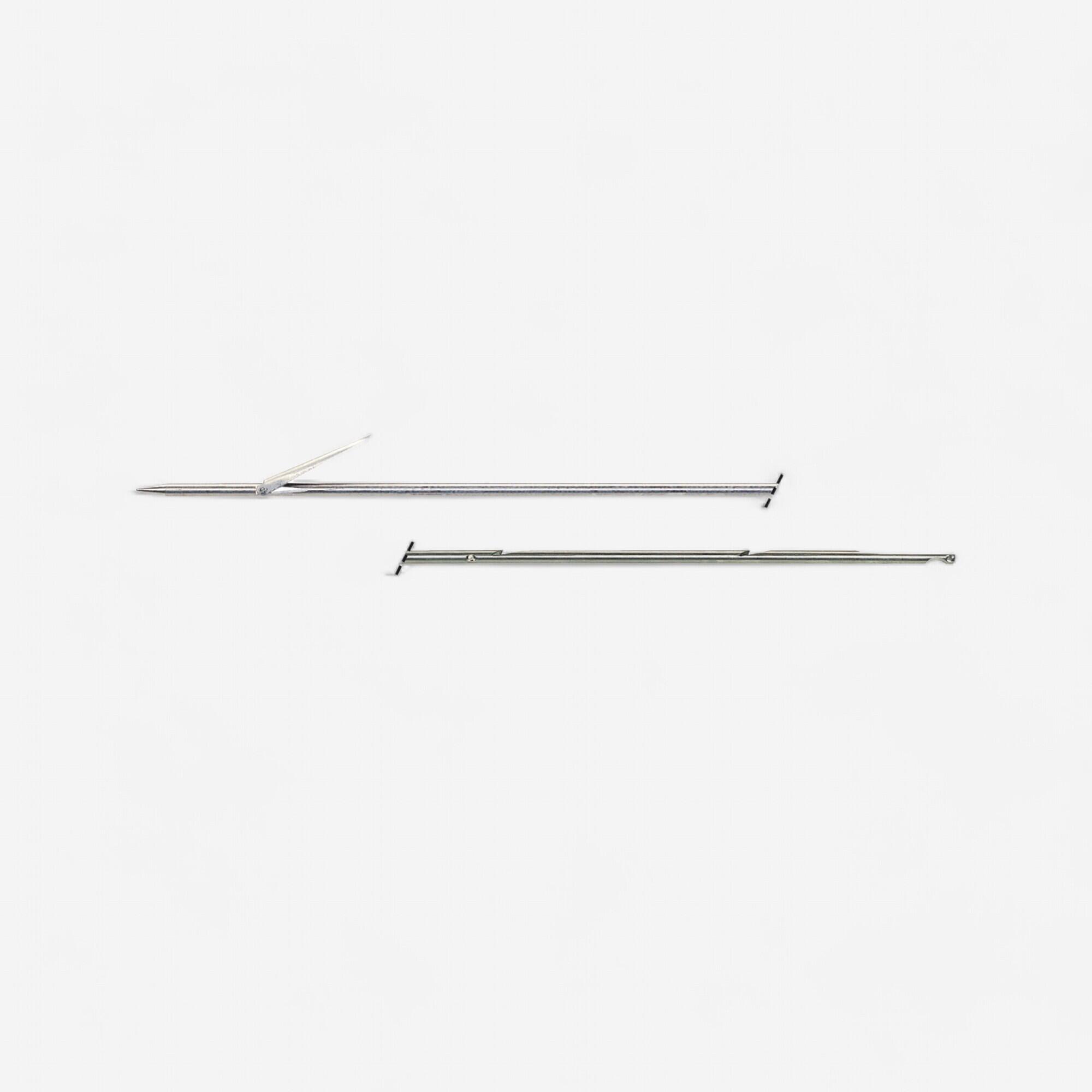 Asta pesca subacquea acciaio zinco Ø 6,5 mm 130 cm arbalete 90 cm blu 1/1