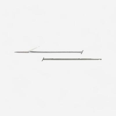 Asta pesca subacquea acciaio zinco Ø 65 mm 130 cm arbalete 90 cm blu