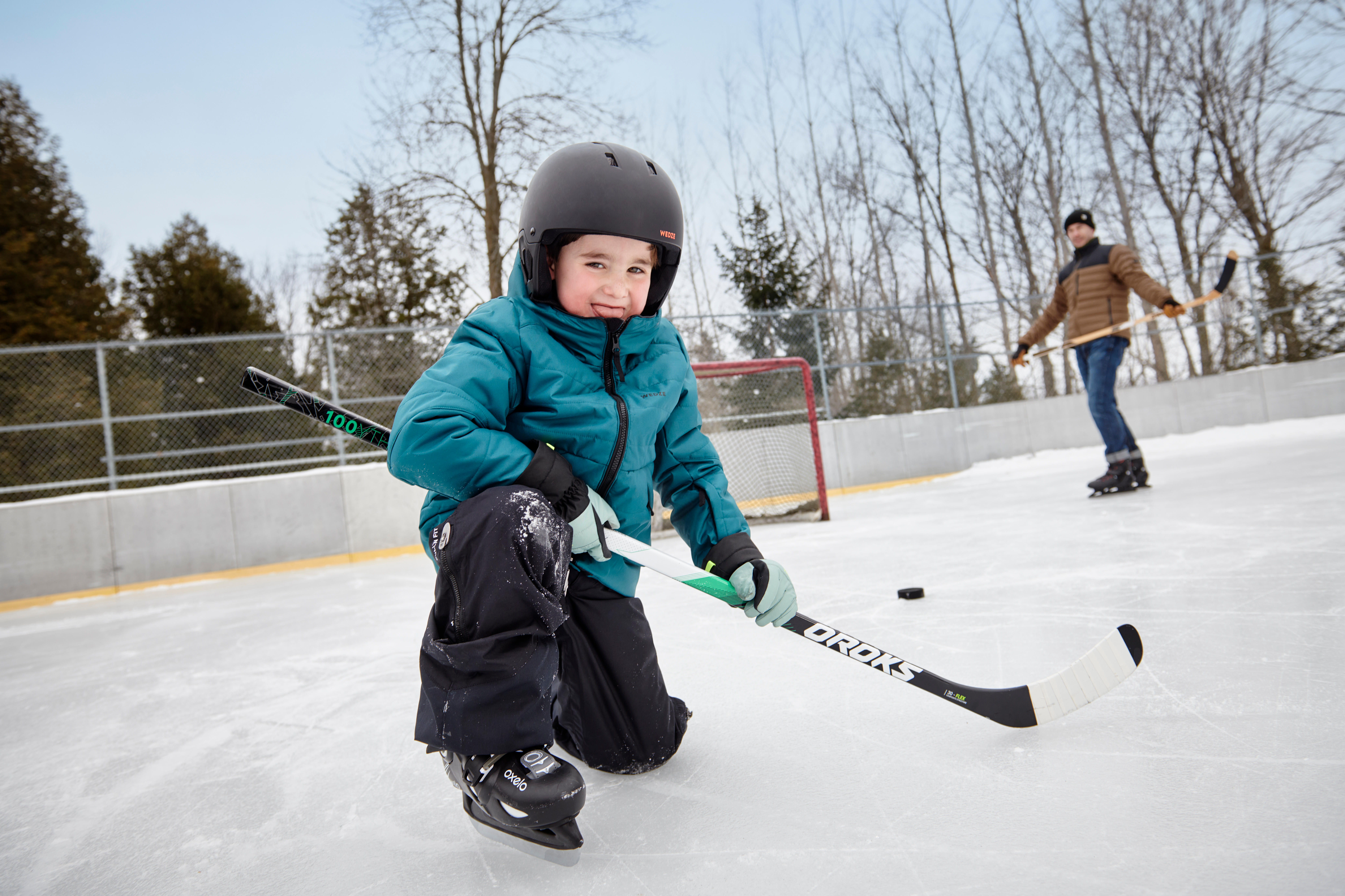 Kids' Learning Adjustable Ice Skates – Play 3 Age 5-10 - OXELO