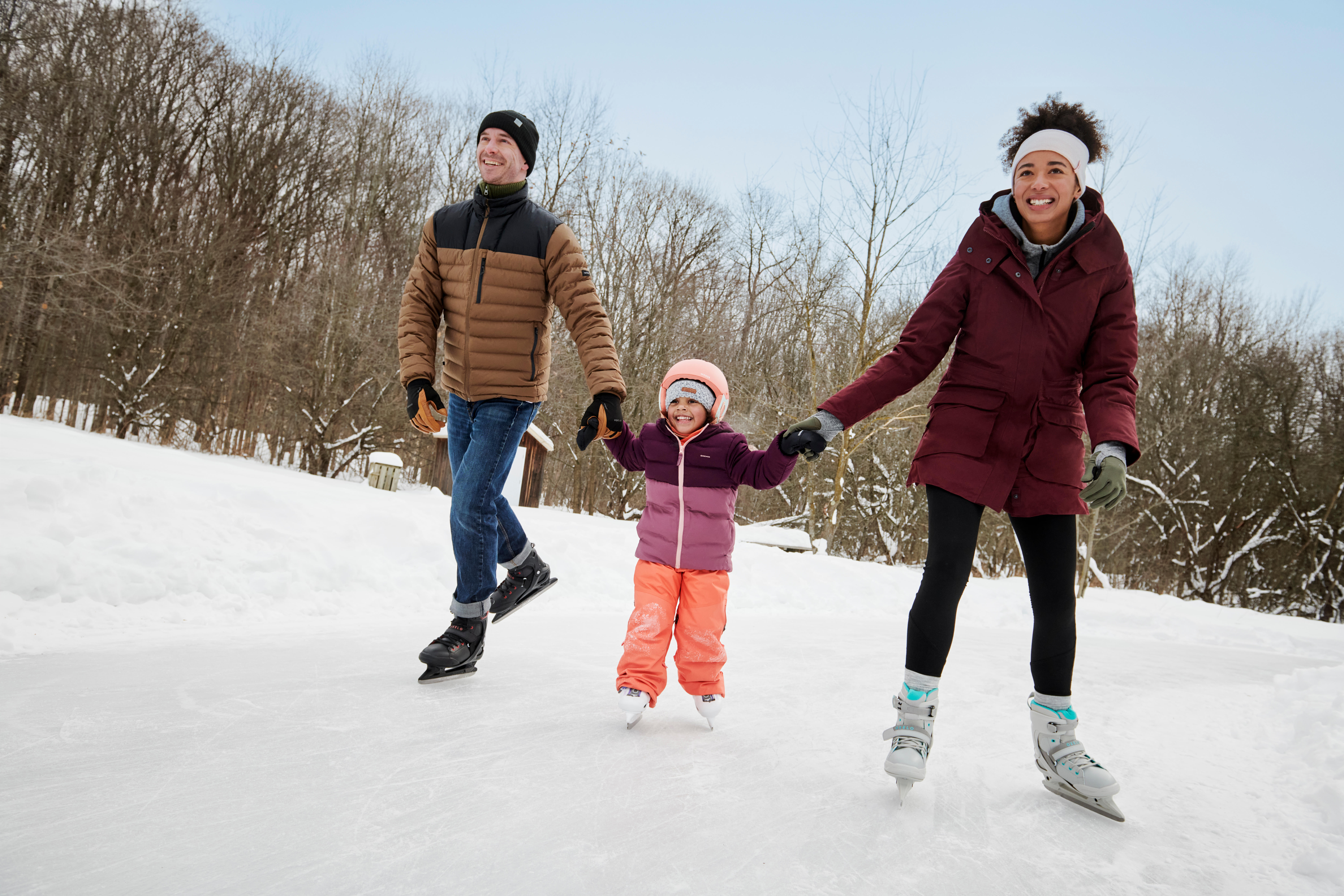 Patins à glace d'apprentissage ajustables enfant –  Play 3 5-10 ans - OXELO