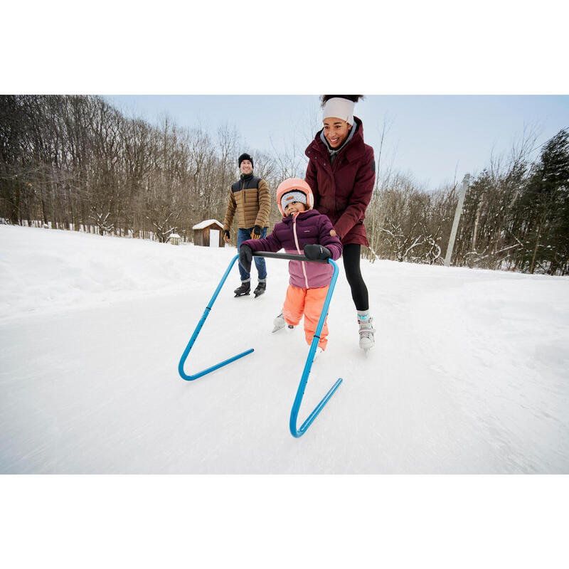 Patins à glace enfant fille PLAY 3 BLANC