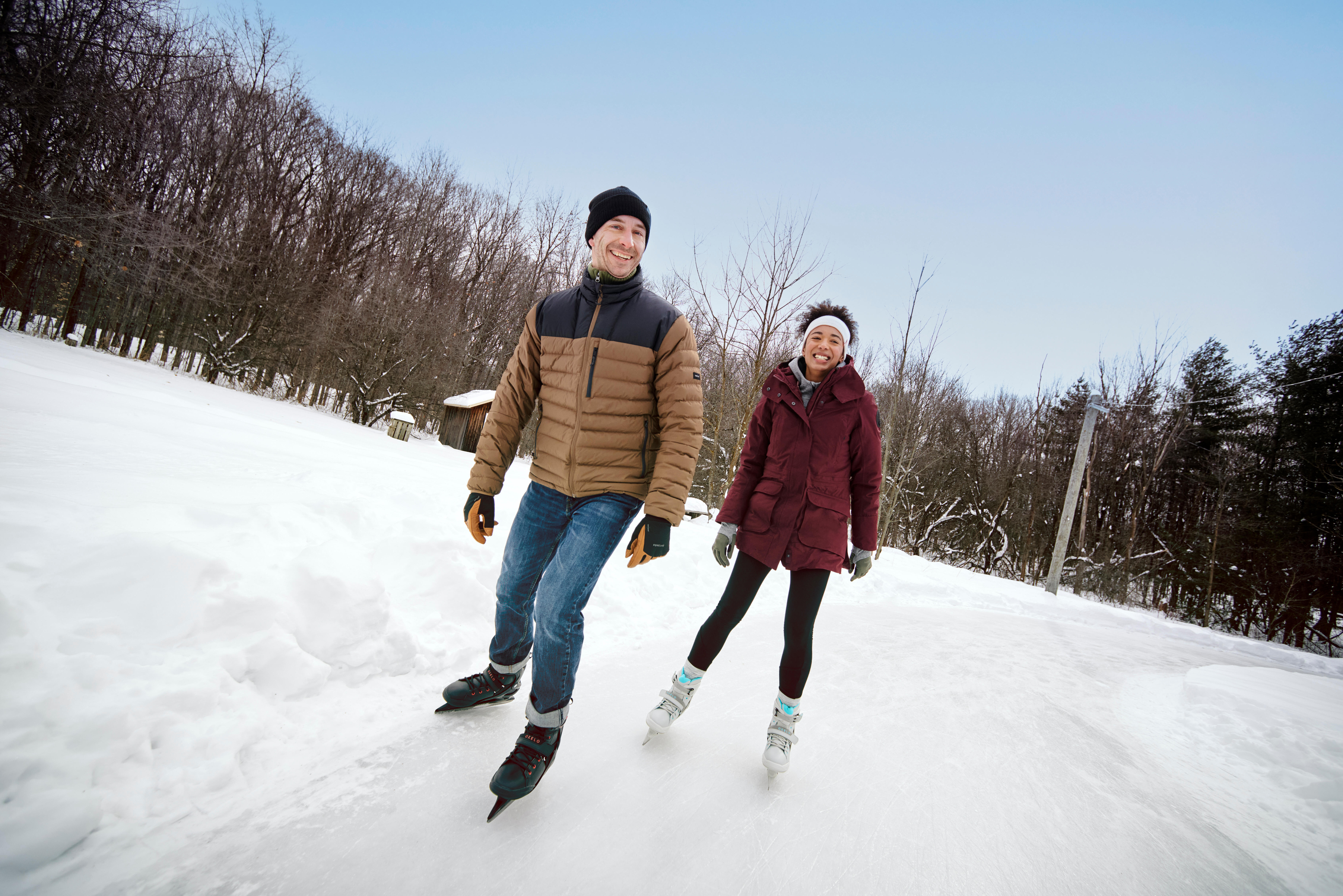 Patins à glace pour l'intérieur et l'extérieur – FIT 500 - OXELO