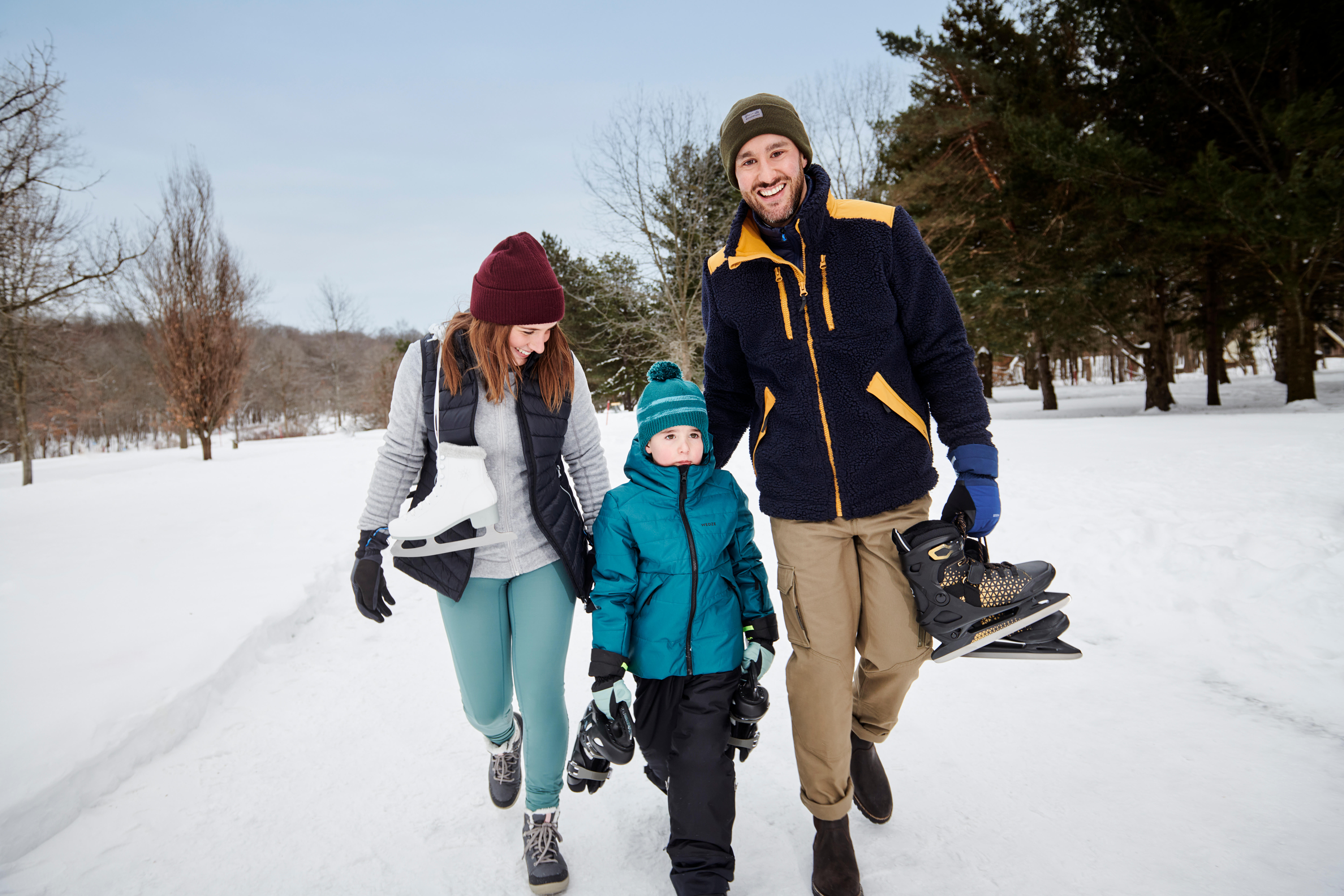 Kids' Learning Adjustable Ice Skates – Play 3 Age 5-10 - OXELO