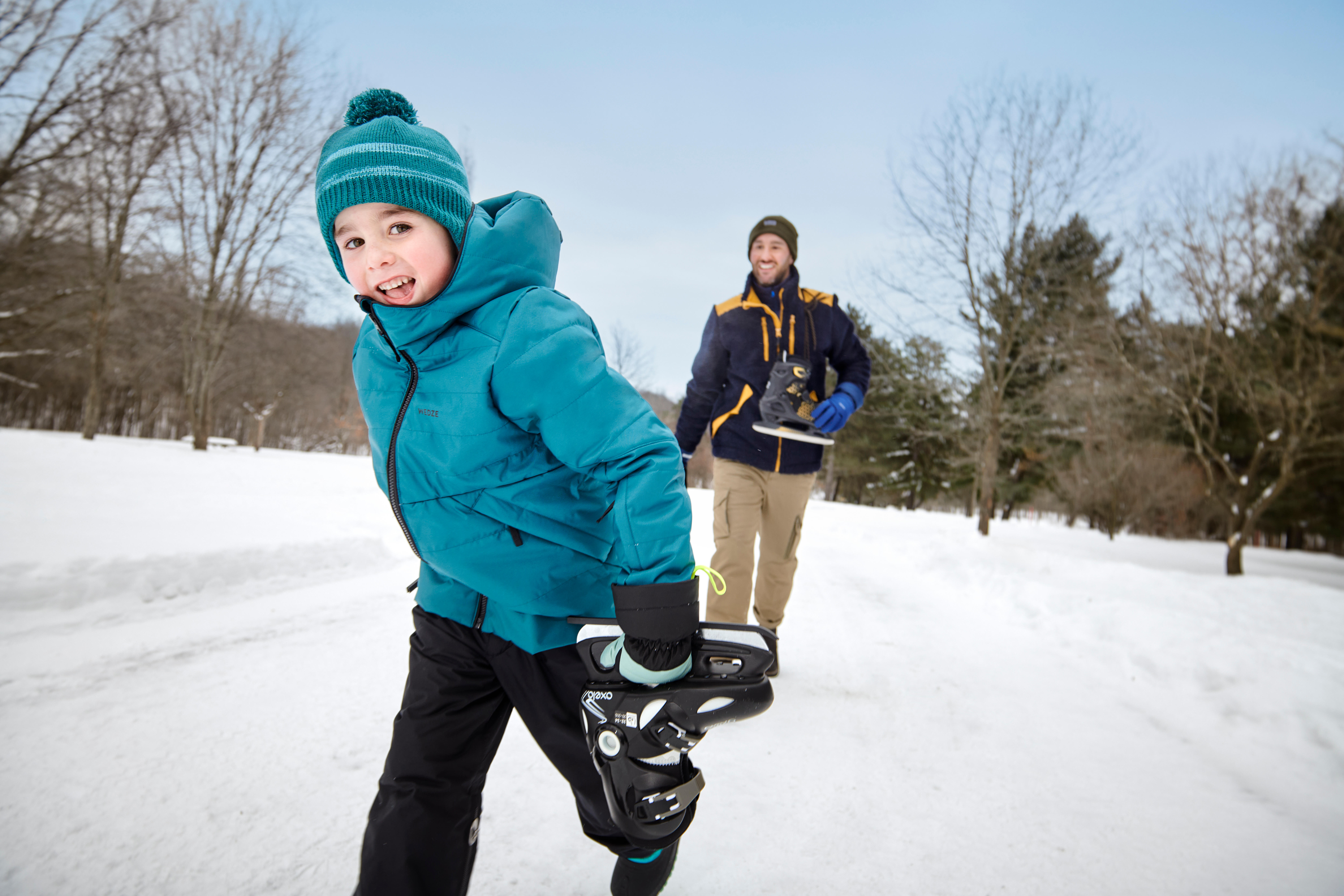 Kids' Learning Adjustable Ice Skates – Play 3 Age 5-10 - OXELO