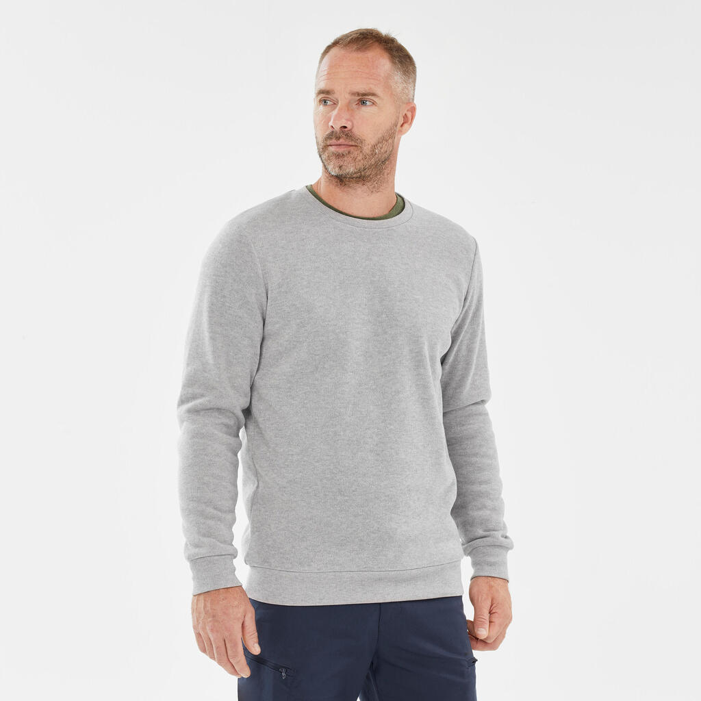 Pullover Herren Rundhals Naturwandern - NH150
