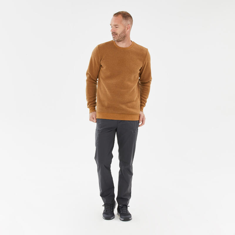 Pullover Herren Rundhals Naturwandern - NH150