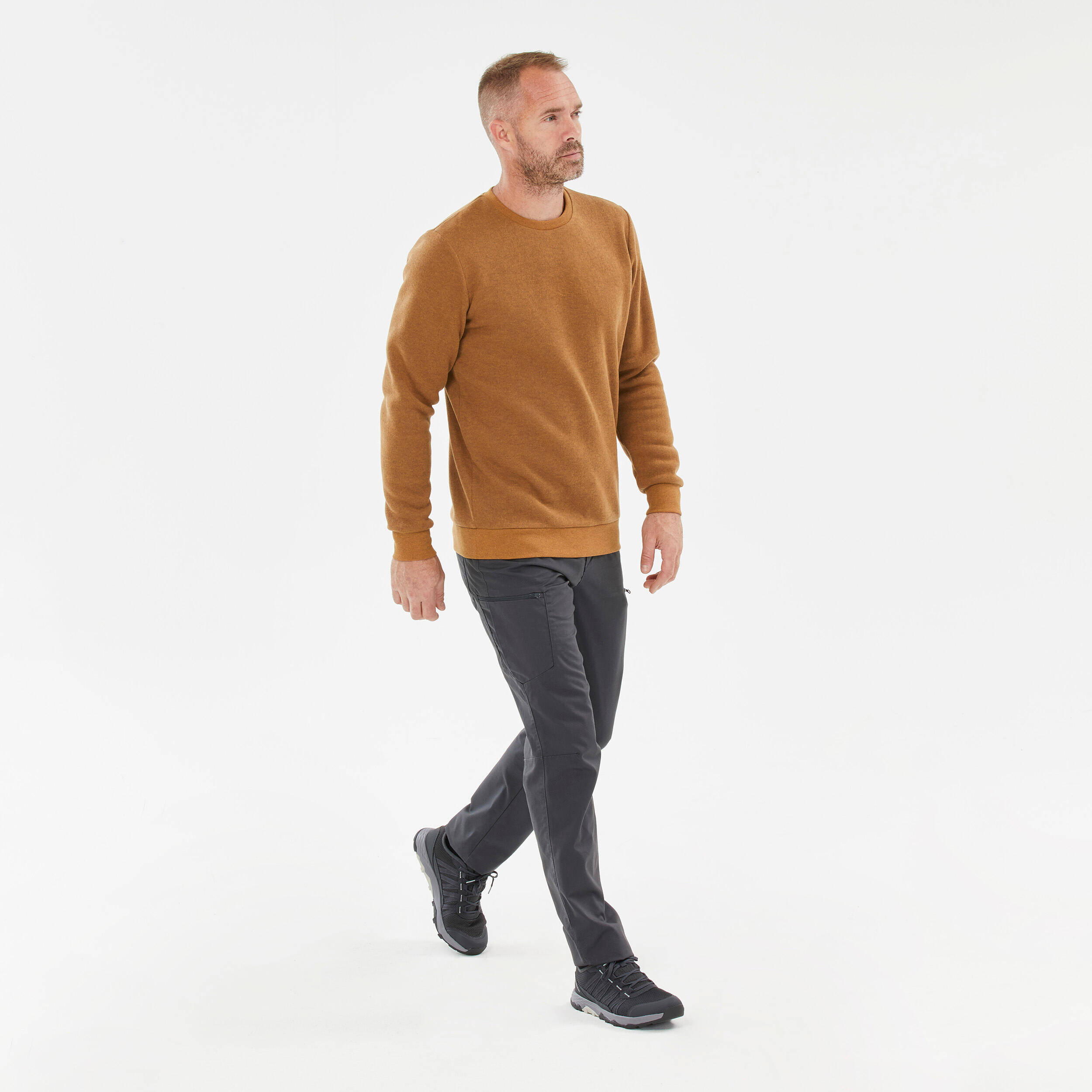 Men’s Crew-Neck Hiking Jumper - NH150 -  2