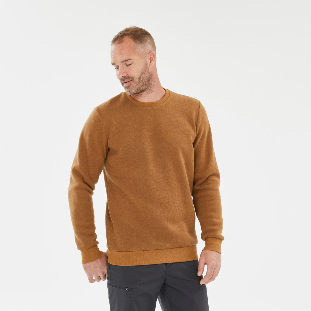 Men’s Crew-Neck Hiking Jumper NH150