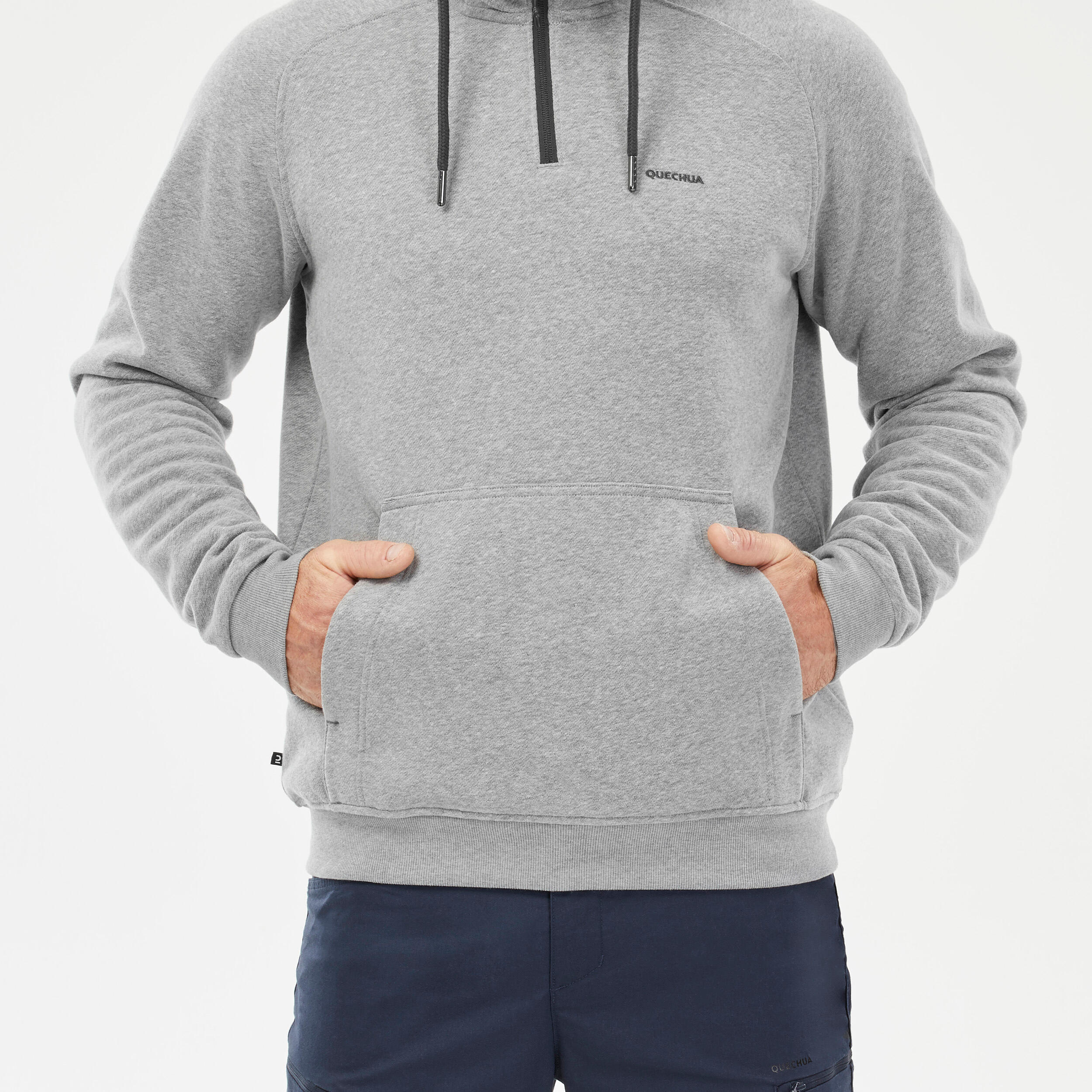 Men’s Hiking Hooded Sweatshirt - NH150 1/2 Zip 6/8