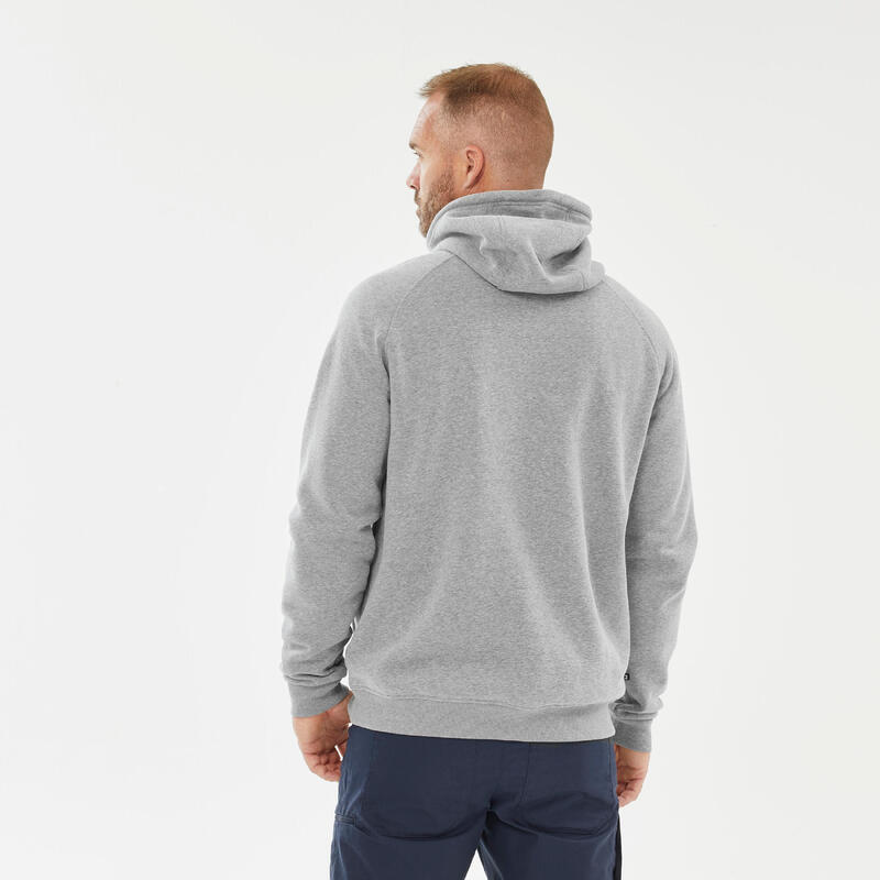 Sweat à capuche de randonnée - NH150 1/2 zip homme