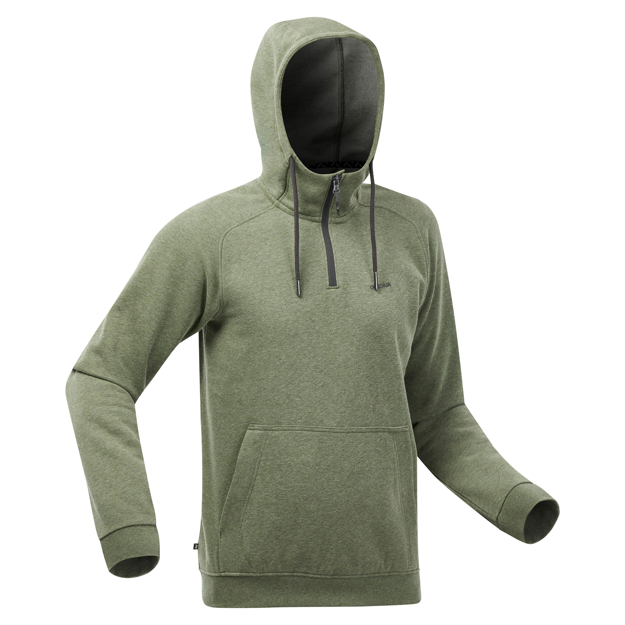 QUECHUA Men’s Hiking Hooded Sweatshirt - NH150 1/2 Zip