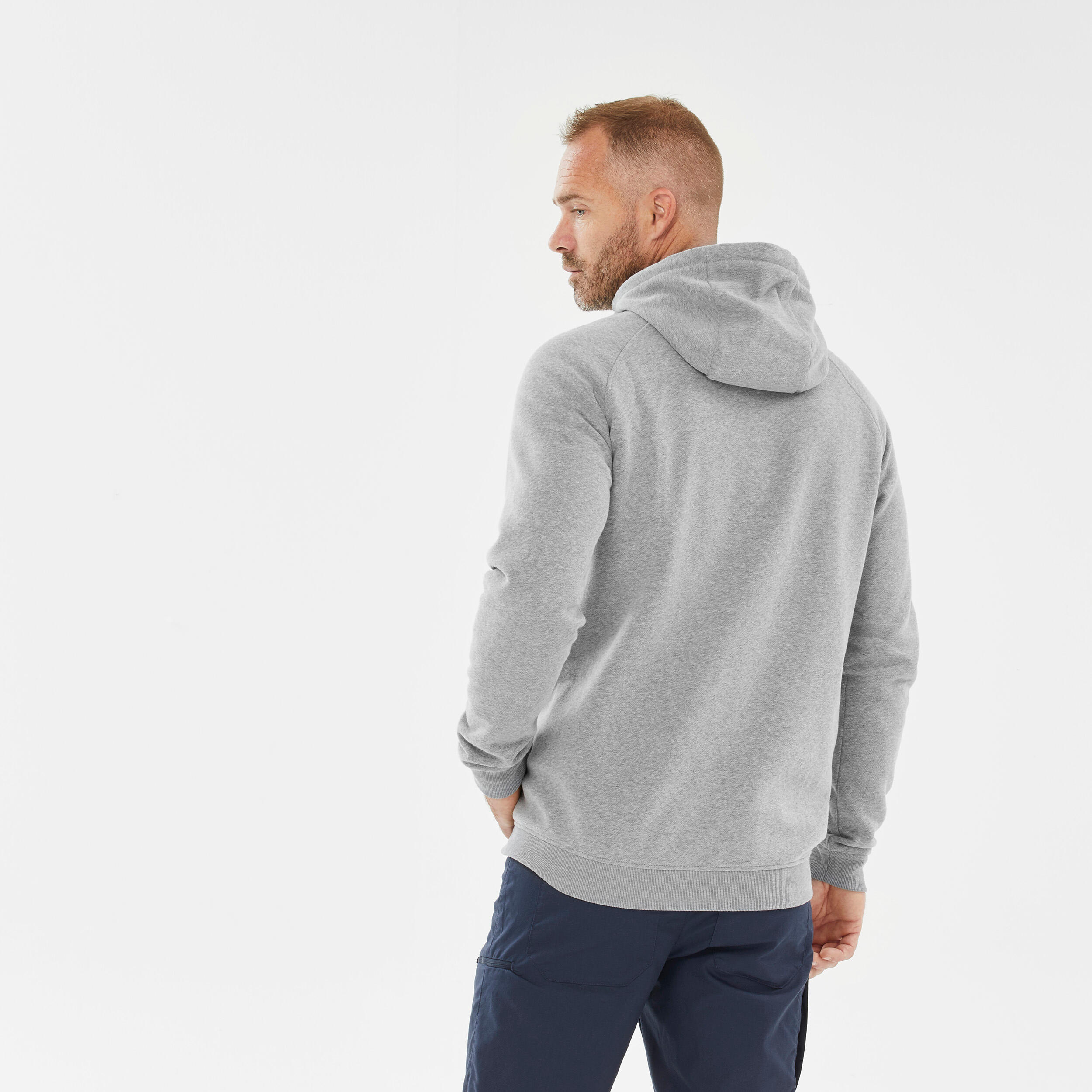 Men’s Hiking Zipped Hooded Sweatshirt - NH150 4/8