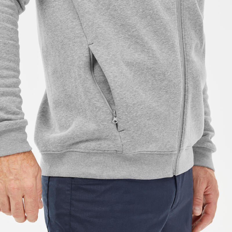 Sweat zippé à capuche de randonnée - NH150 - Homme