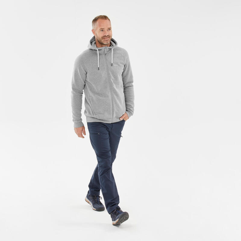 Sweat zippé à capuche de randonnée - NH150 - Homme