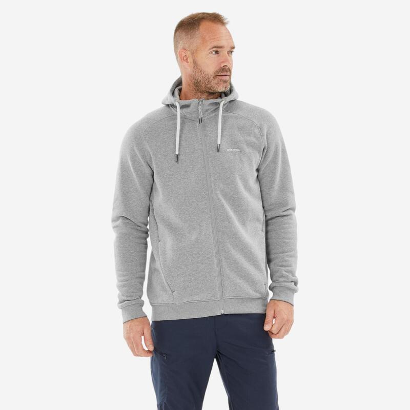 Sweat zippé à capuche de randonnée - NH150 - Homme