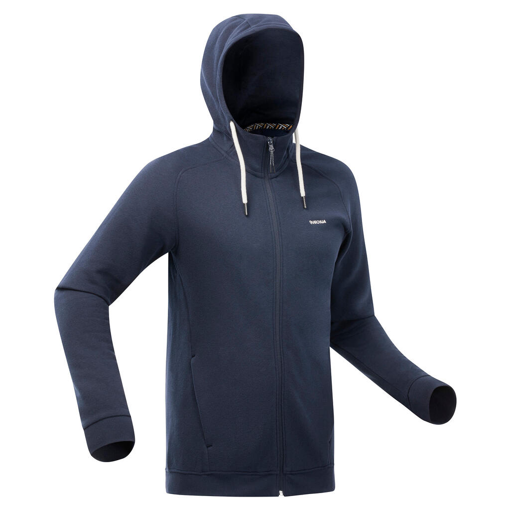 Men’s Hiking Zipped Hooded Sweatshirt - NH150