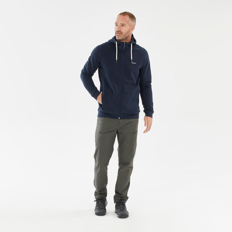 Sweat zippé à capuche de randonnée - NH150 - Homme