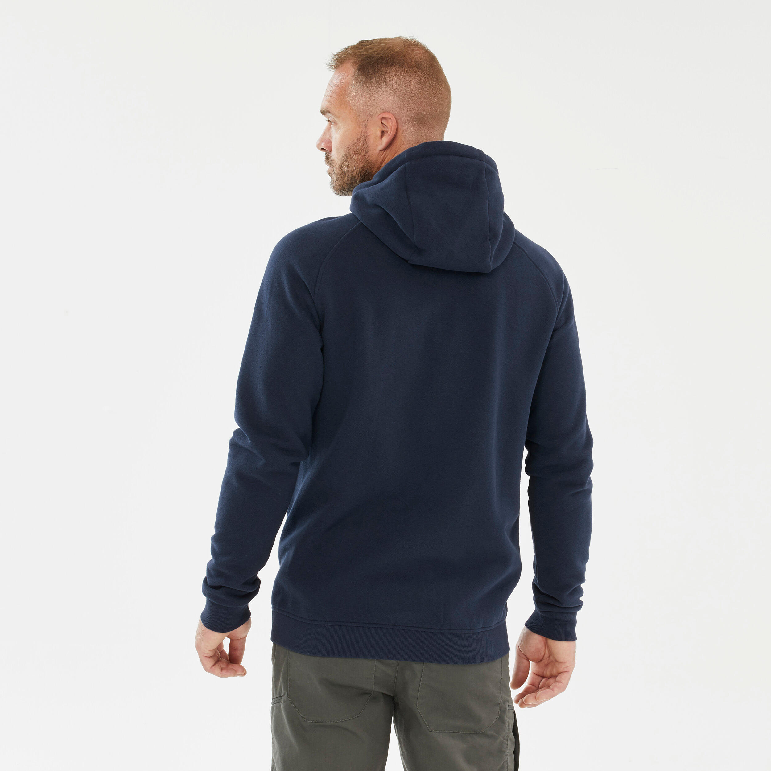 Men’s Hiking Zipped Hooded Sweatshirt - NH150 3/7